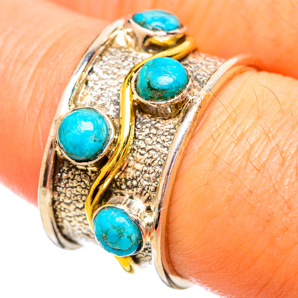 Chrysocolla Rings handcrafted by Ana Silver Co - RING114057