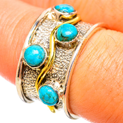 Chrysocolla Rings handcrafted by Ana Silver Co - RING114057