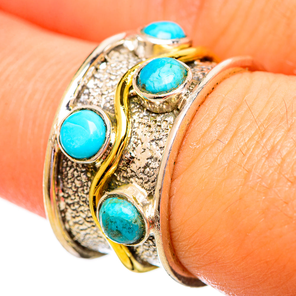 Chrysocolla Rings handcrafted by Ana Silver Co - RING114063