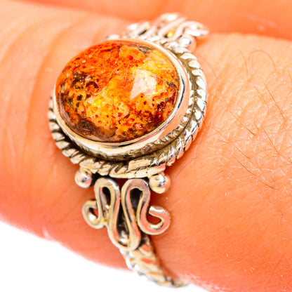 Sponge Coral Rings handcrafted by Ana Silver Co - RING114069