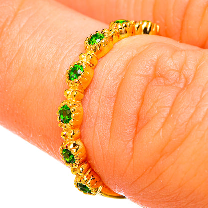 Chrome Diopside Rings handcrafted by Ana Silver Co - RING114087