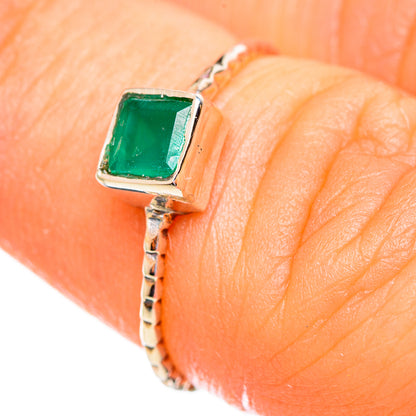 Green Onyx Rings handcrafted by Ana Silver Co - RING114090