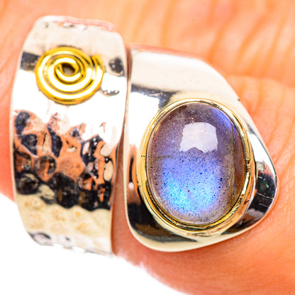 Labradorite Rings handcrafted by Ana Silver Co - RING114131