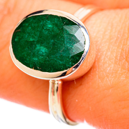 Green Sillimanite Rings handcrafted by Ana Silver Co - RING114144