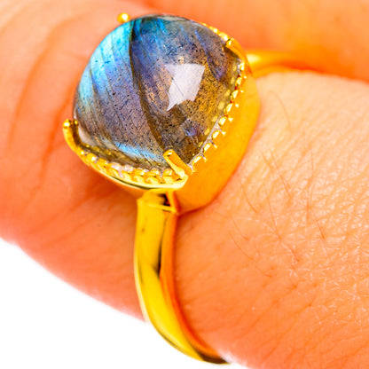 Labradorite Rings handcrafted by Ana Silver Co - RING114162