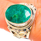 Green Sillimanite Rings handcrafted by Ana Silver Co - RING114169