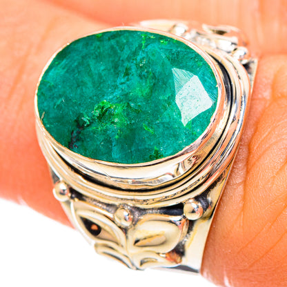 Green Sillimanite Rings handcrafted by Ana Silver Co - RING114169