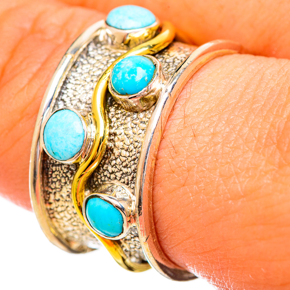 Larimar Rings handcrafted by Ana Silver Co - RING114178