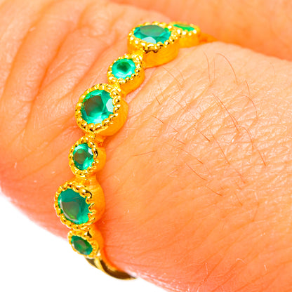 Green Onyx Rings handcrafted by Ana Silver Co - RING114182