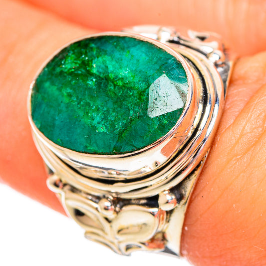 Green Sillimanite Rings handcrafted by Ana Silver Co - RING114186