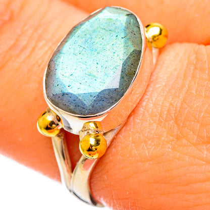 Labradorite Rings handcrafted by Ana Silver Co - RING114199