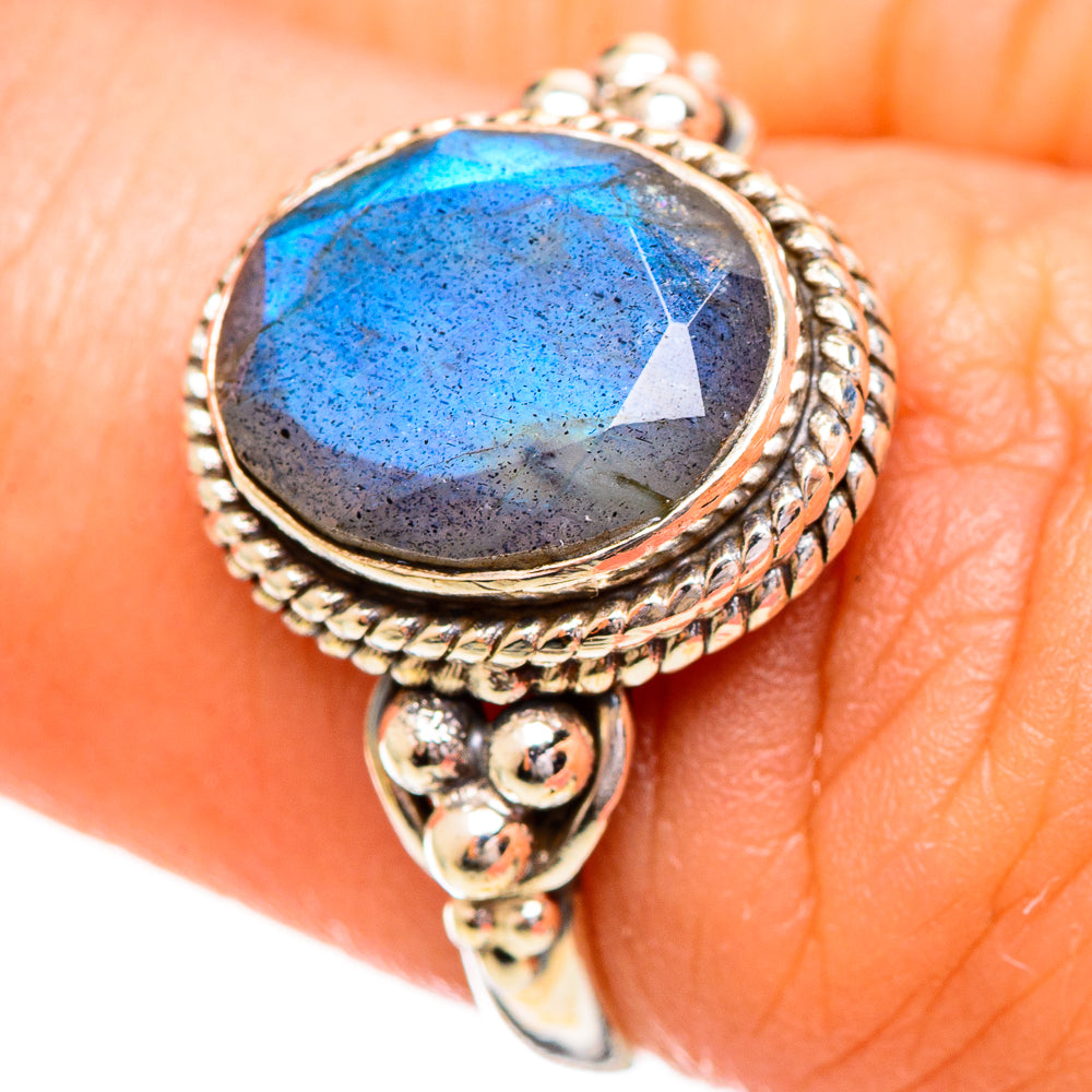 Labradorite Rings handcrafted by Ana Silver Co - RING114207