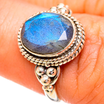 Labradorite Rings handcrafted by Ana Silver Co - RING114207