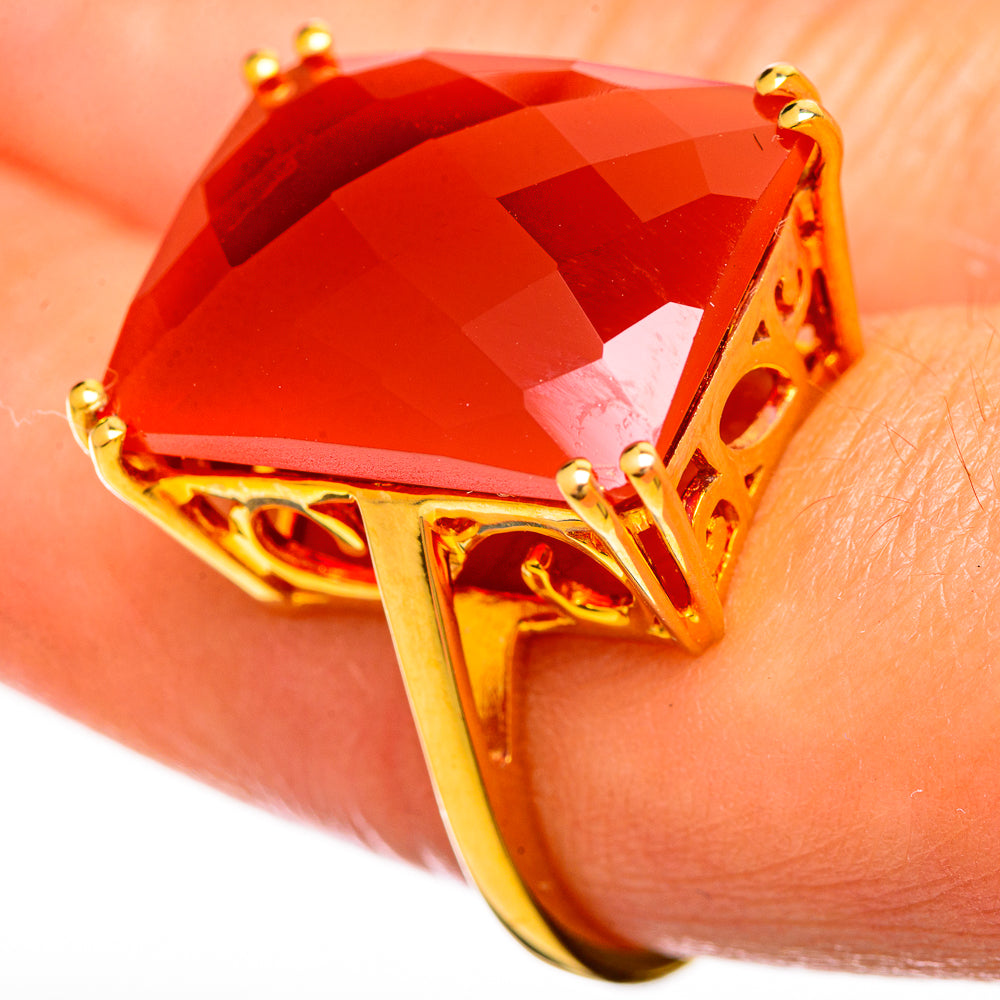 Red Onyx Rings handcrafted by Ana Silver Co - RING114222