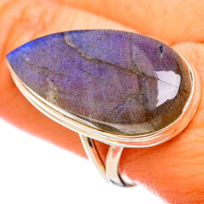 Labradorite Rings handcrafted by Ana Silver Co - RING114227