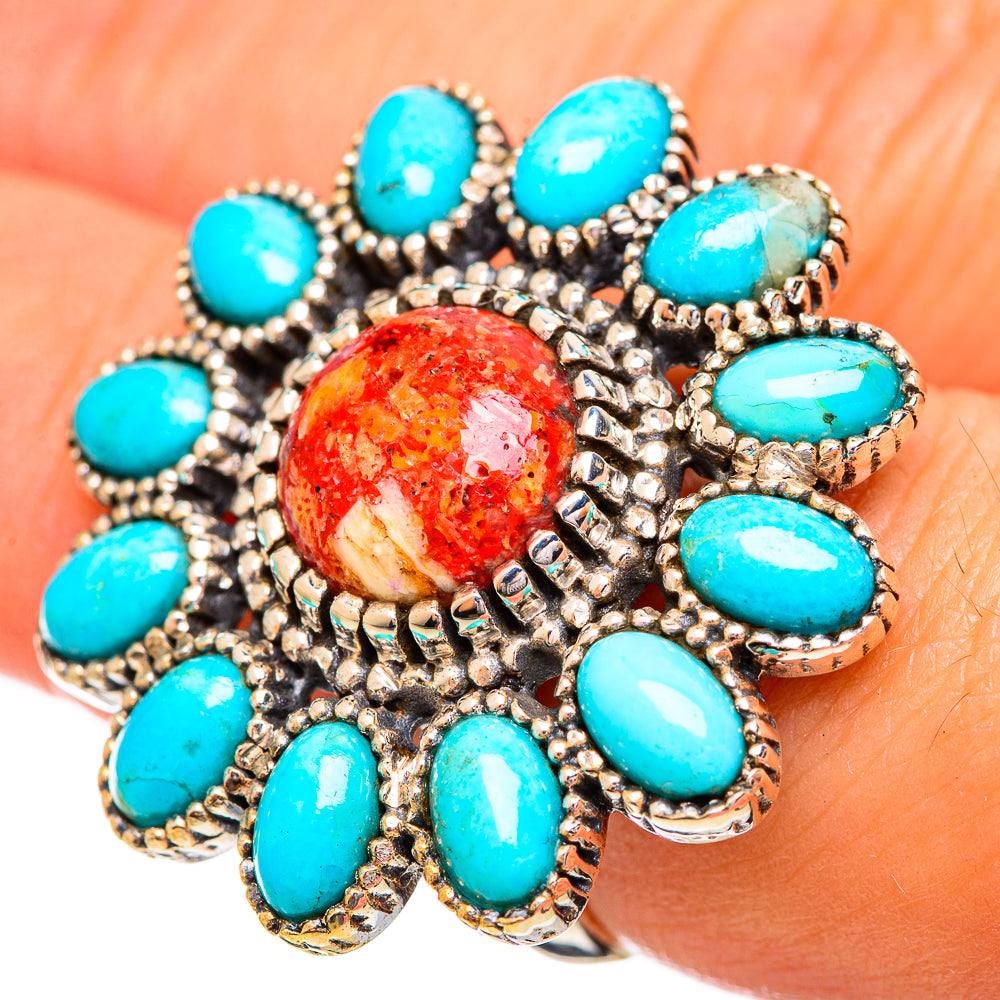 Sponge Coral Rings handcrafted by Ana Silver Co - RING114235