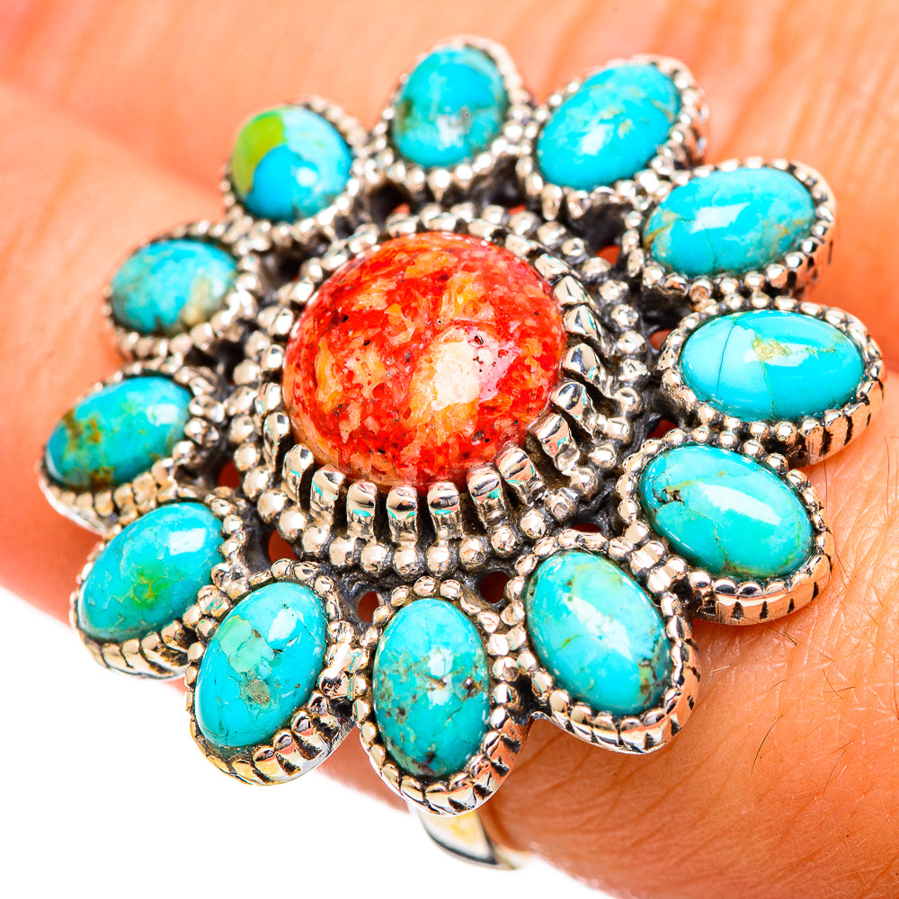 Sponge Coral Rings handcrafted by Ana Silver Co - RING114242