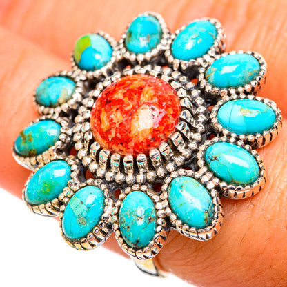 Sponge Coral Rings handcrafted by Ana Silver Co - RING114242