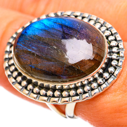 Labradorite Rings handcrafted by Ana Silver Co - RING114244