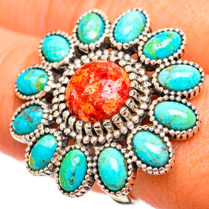 Sponge Coral Rings handcrafted by Ana Silver Co - RING114245
