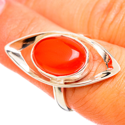 Carnelian Rings handcrafted by Ana Silver Co - RING114254