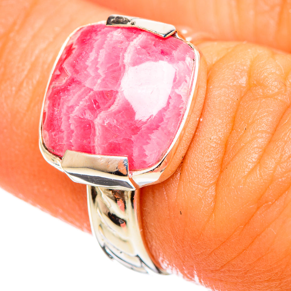Rhodochrosite Rings handcrafted by Ana Silver Co - RING114256