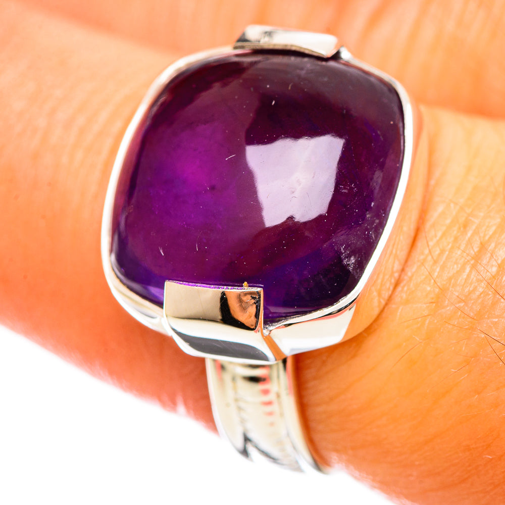 Amethyst Rings handcrafted by Ana Silver Co - RING114261