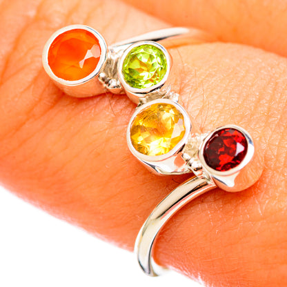 Garnet Rings handcrafted by Ana Silver Co - RING114268