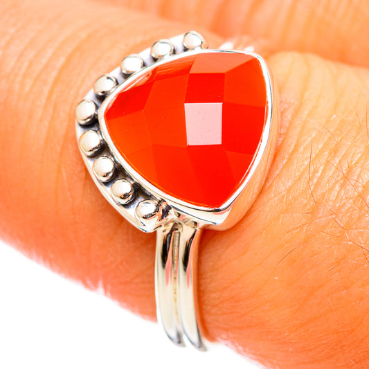 Carnelian Rings handcrafted by Ana Silver Co - RING114277