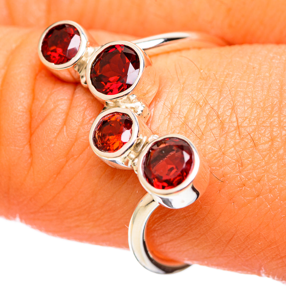 Garnet Rings handcrafted by Ana Silver Co - RING114280