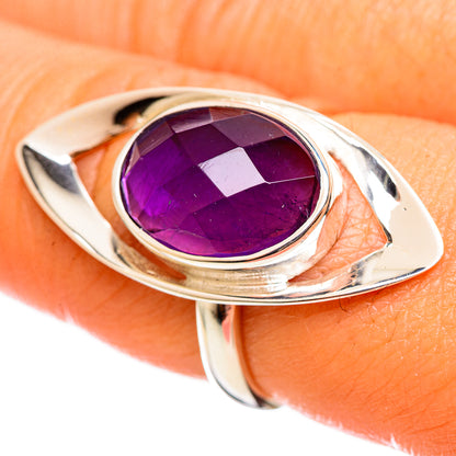 Amethyst Rings handcrafted by Ana Silver Co - RING114283
