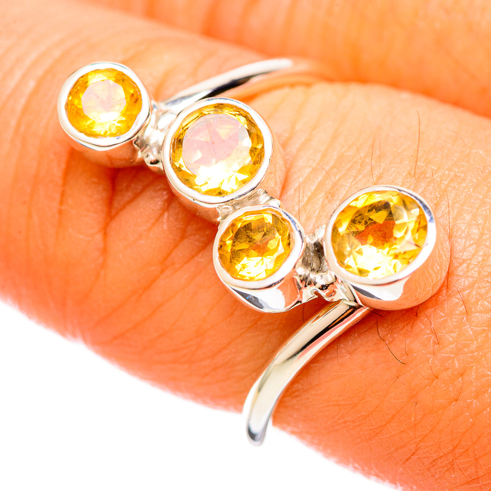 Citrine Rings handcrafted by Ana Silver Co - RING114293