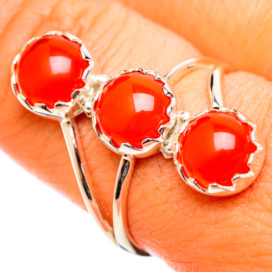 Carnelian Rings handcrafted by Ana Silver Co - RING114294
