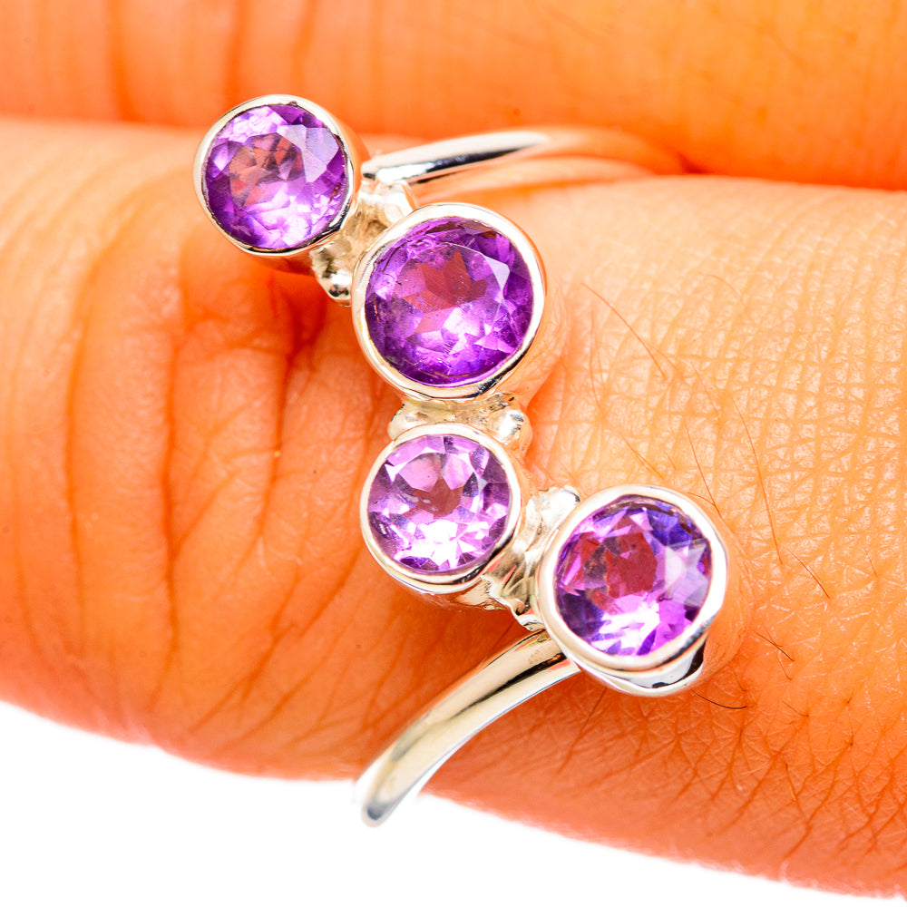 Amethyst Rings handcrafted by Ana Silver Co - RING114297
