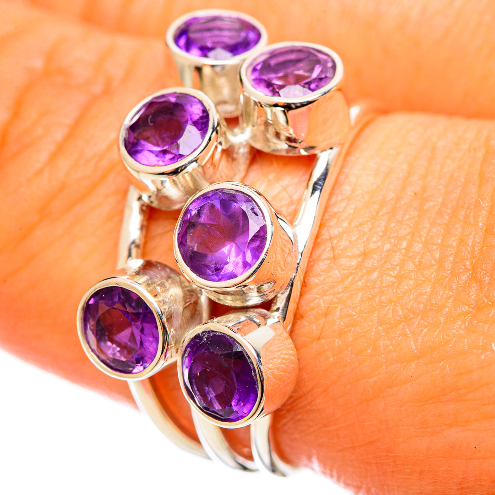 Amethyst Rings handcrafted by Ana Silver Co - RING114298