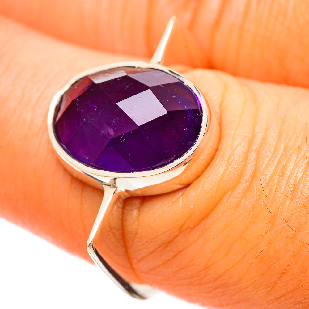 Amethyst Rings handcrafted by Ana Silver Co - RING114299