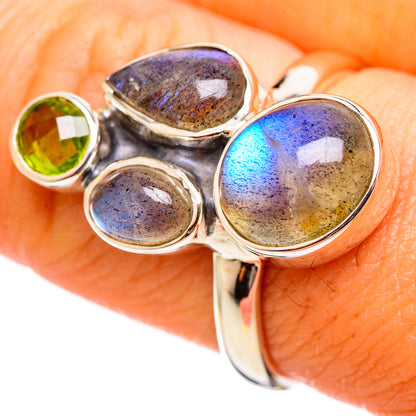 Labradorite Rings handcrafted by Ana Silver Co - RING114305