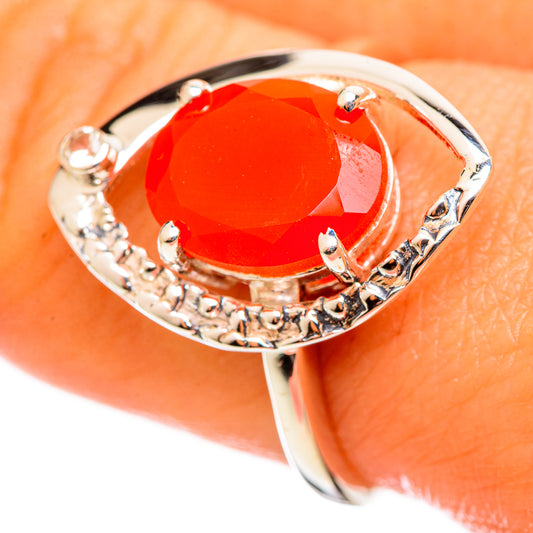 Carnelian Rings handcrafted by Ana Silver Co - RING114314
