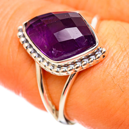 Amethyst Rings handcrafted by Ana Silver Co - RING114318