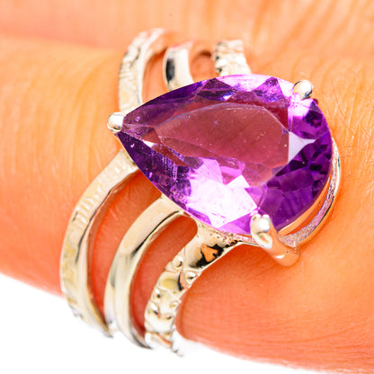 Amethyst Rings handcrafted by Ana Silver Co - RING114319