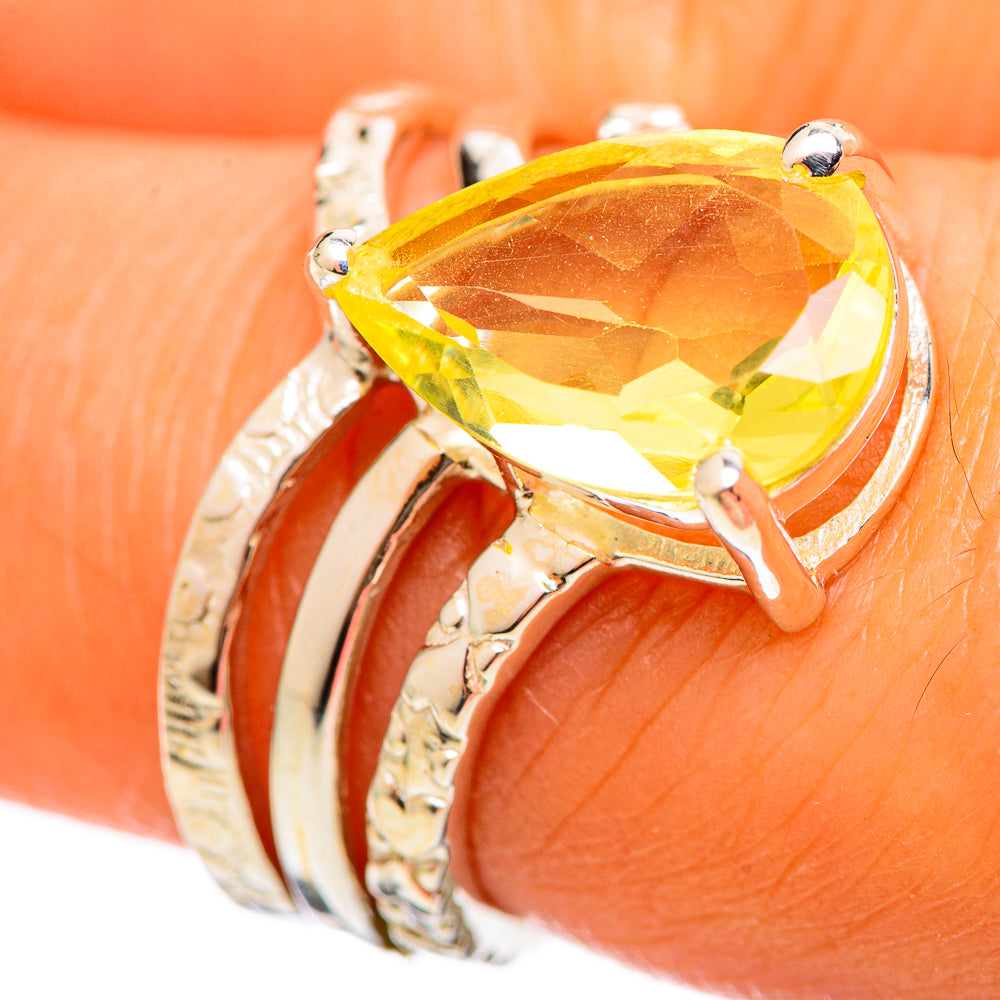 Citrine Rings handcrafted by Ana Silver Co - RING114328