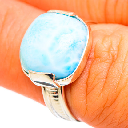 Larimar Rings handcrafted by Ana Silver Co - RING114330