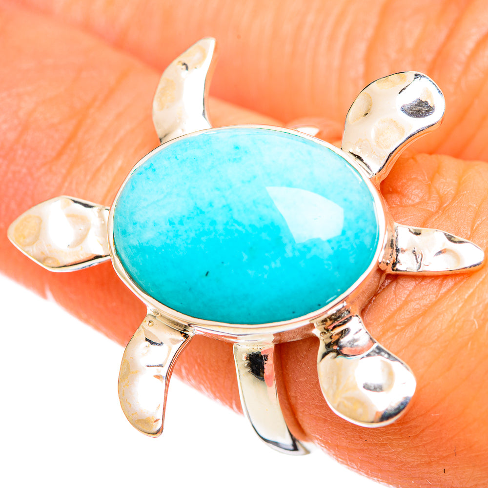 Larimar Rings handcrafted by Ana Silver Co - RING114332