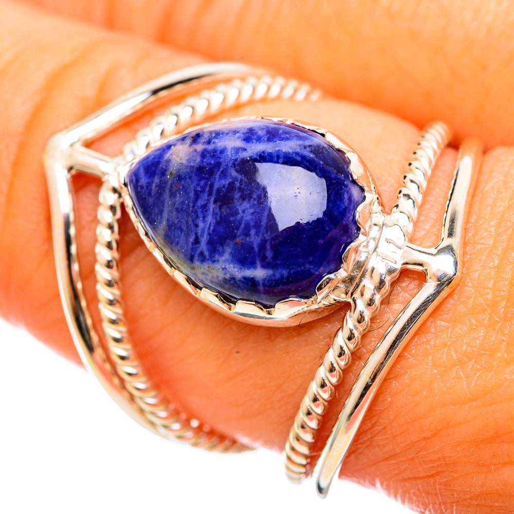 Sodalite Rings handcrafted by Ana Silver Co - RING114334