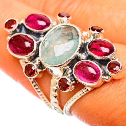 Aquamarine Rings handcrafted by Ana Silver Co - RING114355