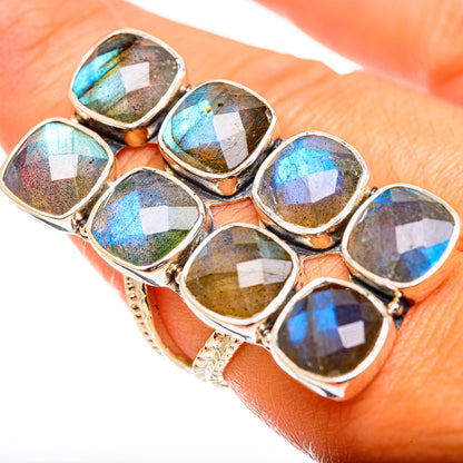 Labradorite Rings handcrafted by Ana Silver Co - RING114378