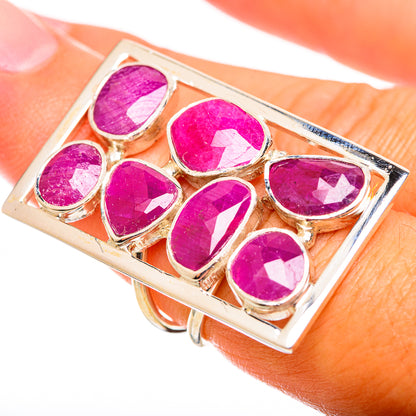 Ruby Fuchsite Rings handcrafted by Ana Silver Co - RING114382