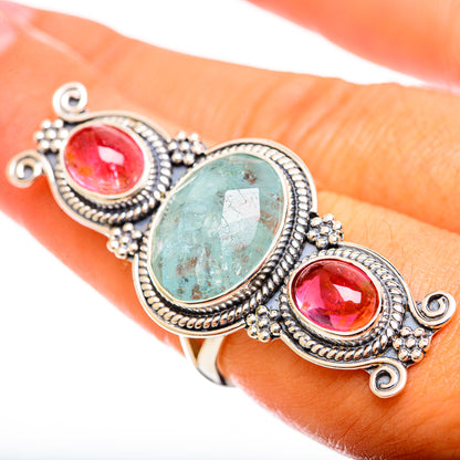 Aquamarine Rings handcrafted by Ana Silver Co - RING114386