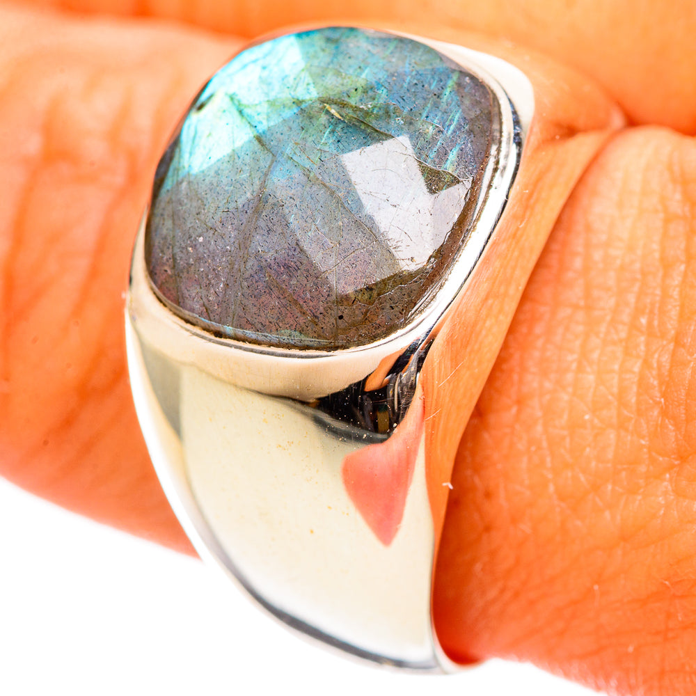 Labradorite Rings handcrafted by Ana Silver Co - RING114399