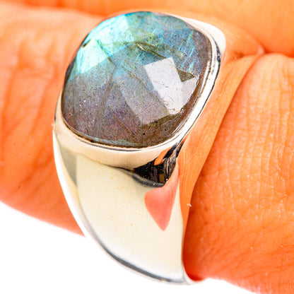 Labradorite Rings handcrafted by Ana Silver Co - RING114399